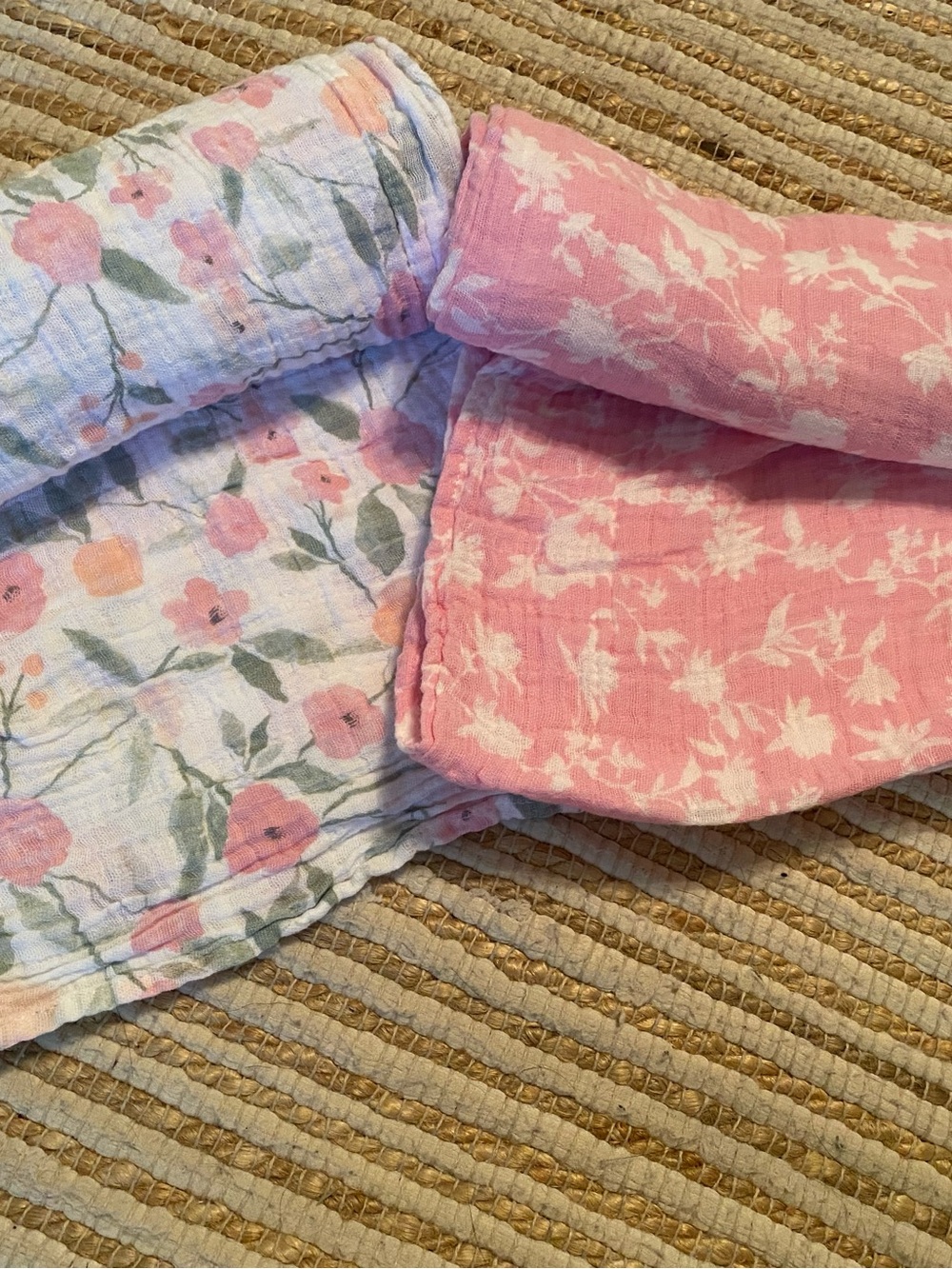 Floral Muslin Swaddle Set